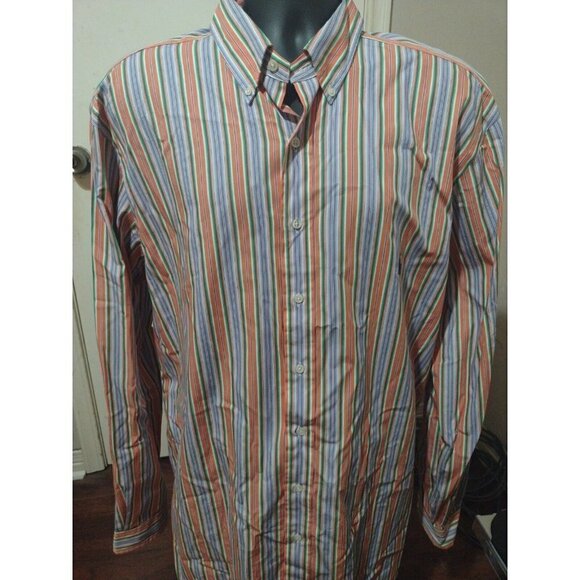 Ralph Lauren Other - Men's Ralph Lauren Classic Fit Vertical Striped MultiColor XLT L/S Shirt X-Large